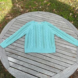 Naf naf‎ blue lightweight sweater size small